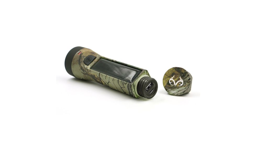 Hybridlight Hybrid Solar Flashlight, Journey 160 Charger, Realtree, 1694