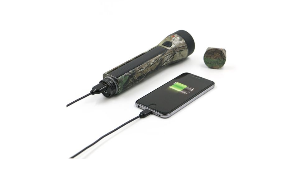 Hybridlight Hybrid Solar Flashlight, Journey 250 Charger, Realtree, 1663