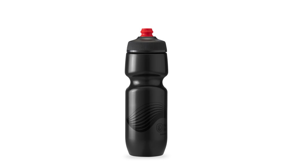 HydraPak Breakaway Surge Bottle, Charcoal/Black, 24oz/700ml, SWB24OZ03
