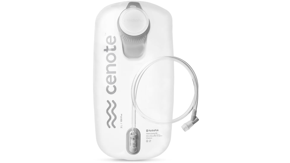 HydraPak Cenote Hydration Reservoir, Clear/Grey, 3L/100oz, CN203