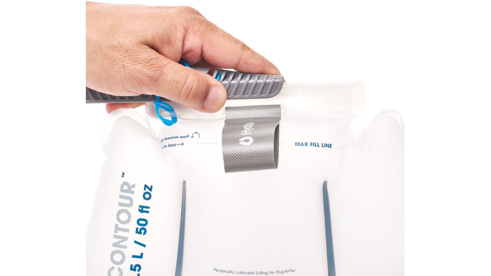 HydraPak Contour Lumbar Hydration Reservoir, Clear, 1.5L/50oz, AS921