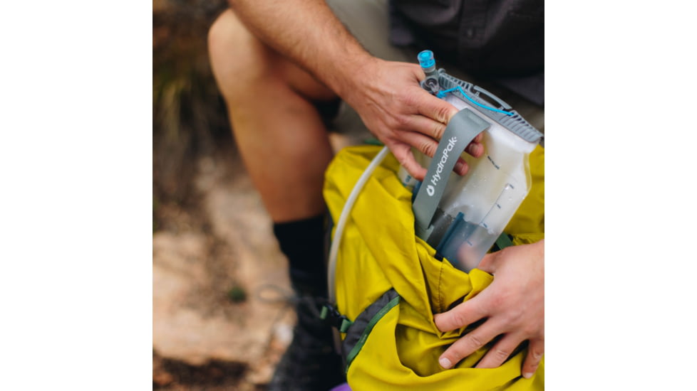 HydraPak Contour Water Bottle, Clear, 3L/100oz, AS263