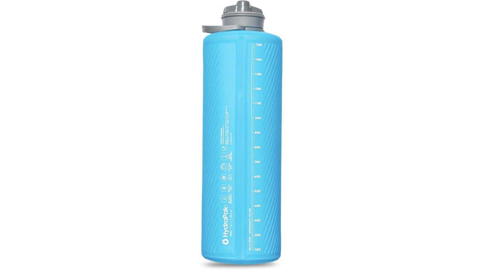HydraPak Flux Bottle, 1.5L, Malibu Blue, GF415HP
