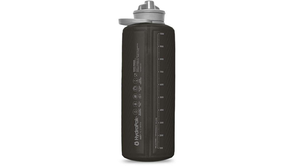 HydraPak Flux Bottle, 1L, Mammoth Grey, GF410M