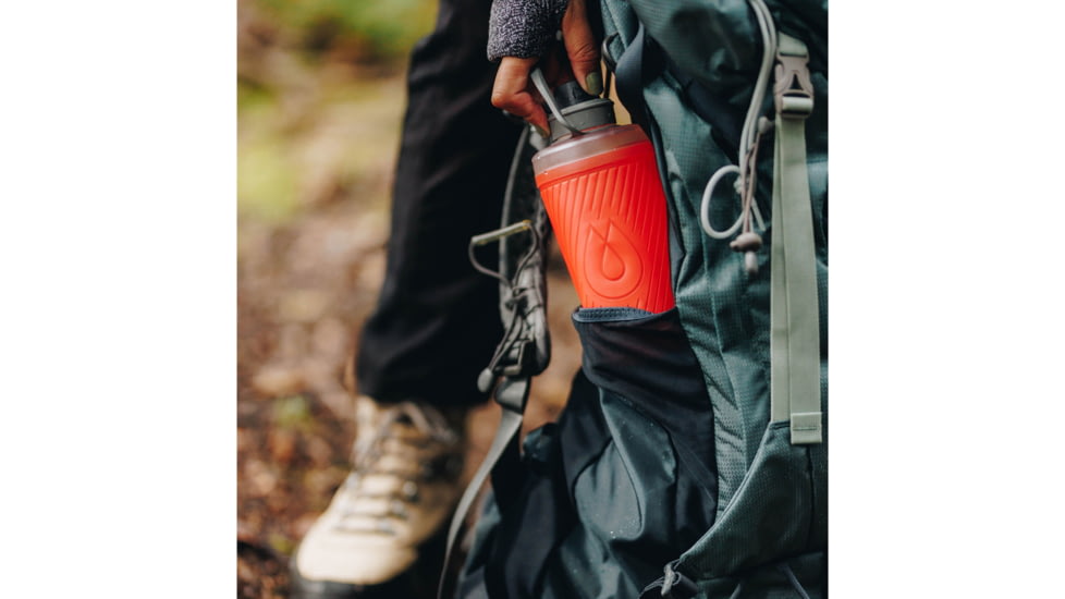 HydraPak Flux Water Bottle, Redwood, 750ml, GF427R