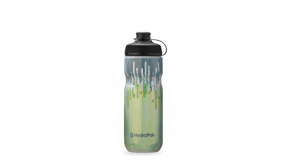 HydraPak Polar Muck Zipper 20oz Bottle, Moss/Desert, 20oz/600ml, INB20OZ07MG