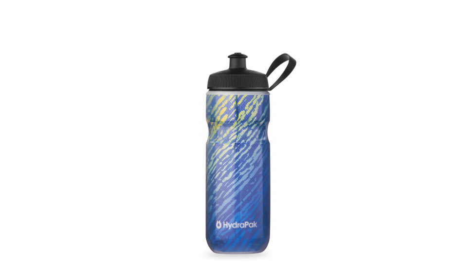 HydraPak Polar Sport Nimbus 20oz Bottle, Moonlight Blue/Gold, 20oz/600ml, INS20OZ23