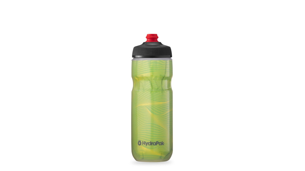 HydraPak Polar Surge Jersey Knit 20oz Bottle, Highlighter, 20oz/600ml, INB20OZ16