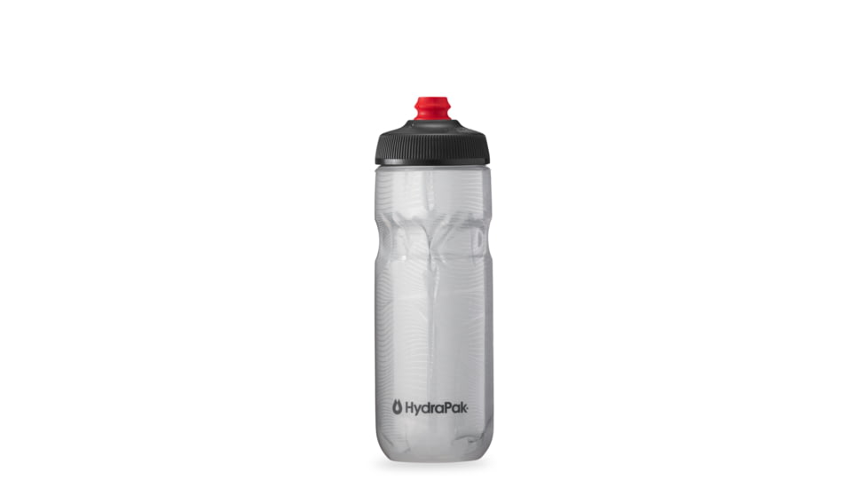 HydraPak Polar Surge Jersey Knit 20oz Bottle, White, 20oz/600ml, INB20OZ14