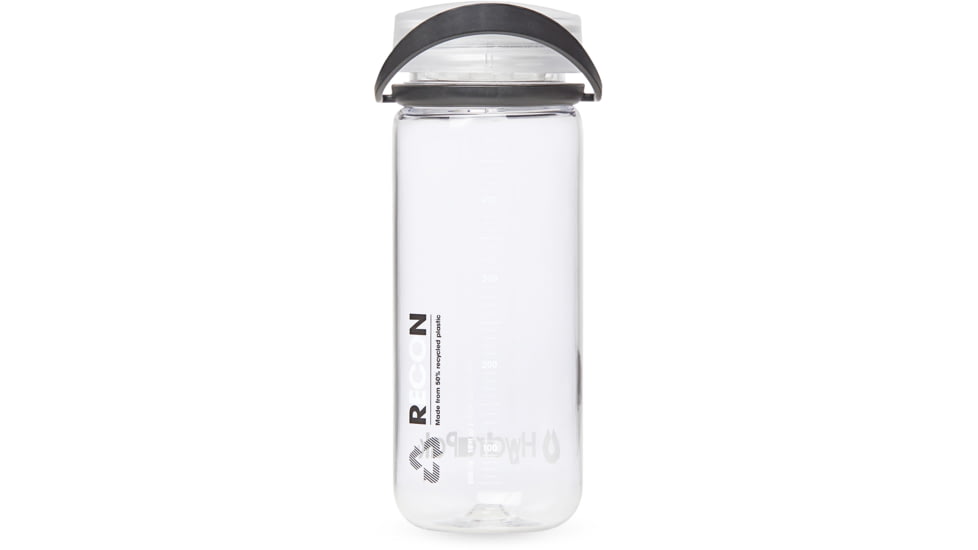 HydraPak Recon Bottle, 500ml, Clear/Black &amp; White, BR03W