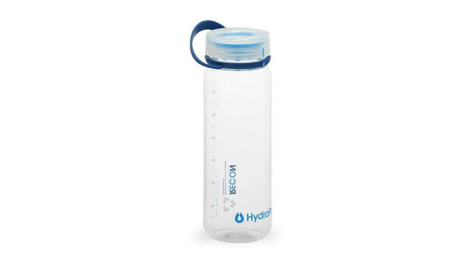HydraPak Recon Bottle, 750ml, Clear/Navy &amp; Cyan, BR01HP