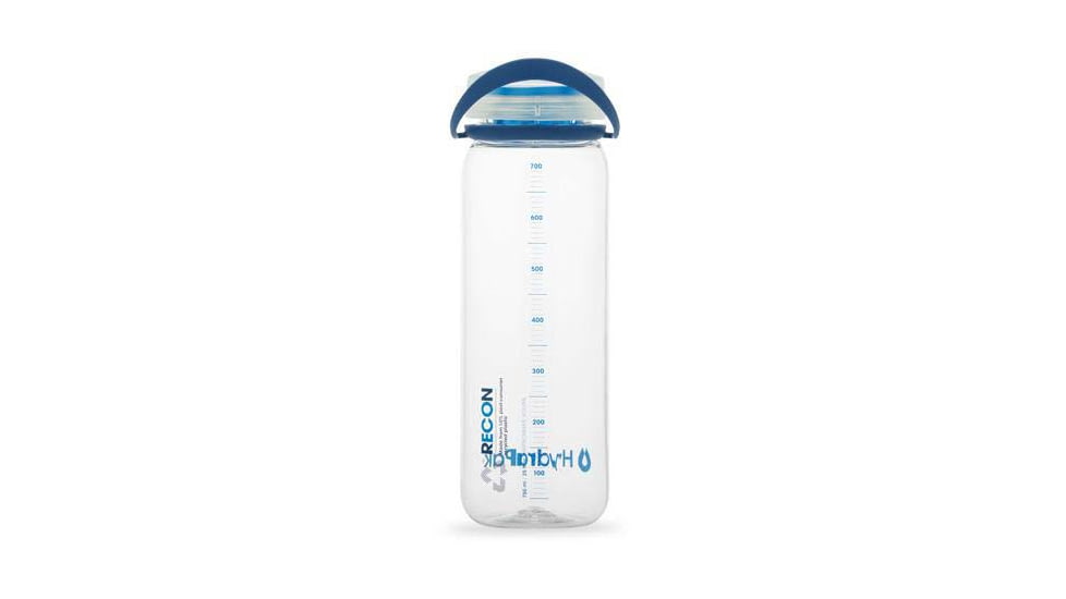 HydraPak Recon Bottle, 750ml, Clear/Navy &amp; Cyan, BR01HP
