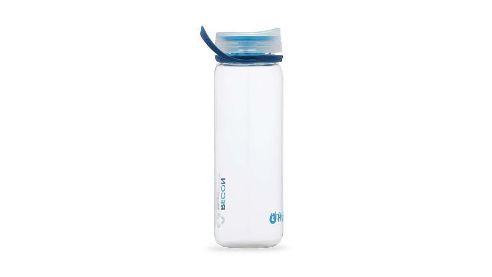 HydraPak Recon Bottle, 750ml, Clear/Navy &amp; Cyan, BR01HP