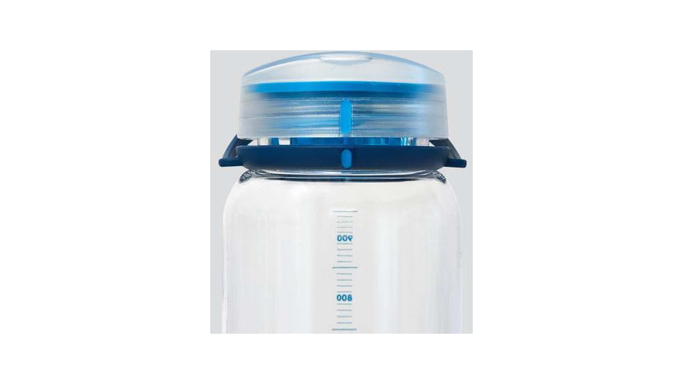 HydraPak Recon Bottle, 750ml, Clear/Navy &amp; Cyan, BR01HP