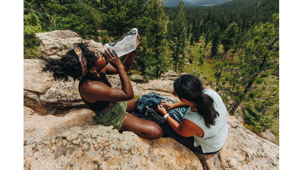 HydraPak Seeker Plus Water Bottle, Clear, 3L/100 oz., FK01