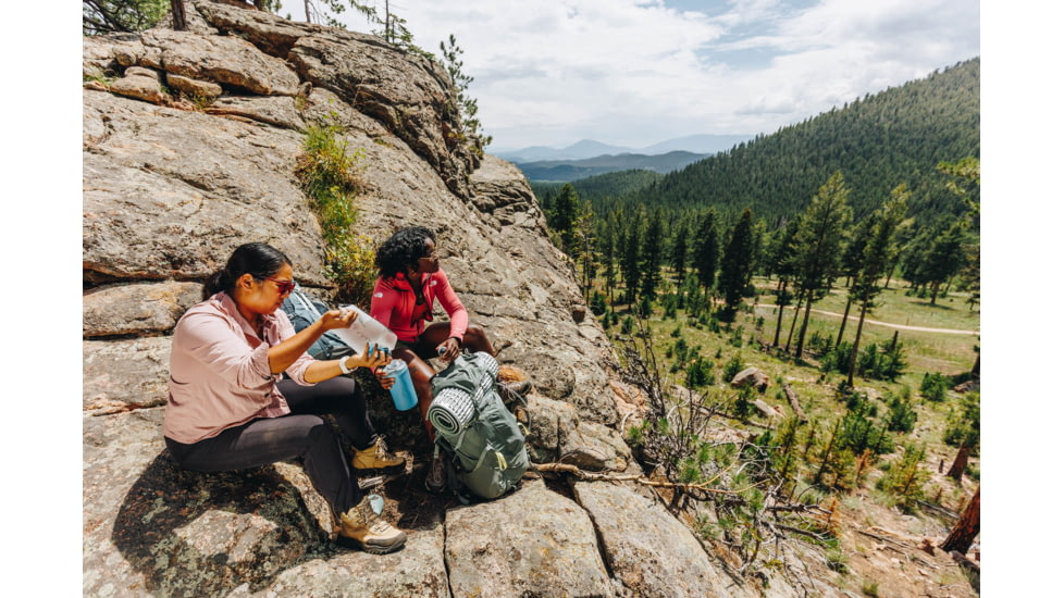 HydraPak Seeker Plus Water Bottle, Clear, 3L/100 oz., FK01