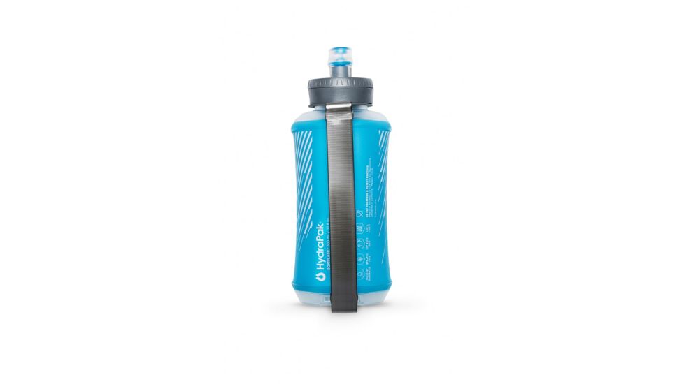 Hydrapak Softflask Water Bottle, Malibu Blue, 500ml, B511HP