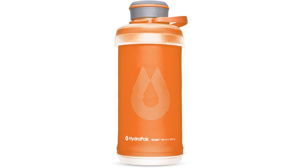Hydrapak Stash 25 oz Soft Bottle-Mojave Orange