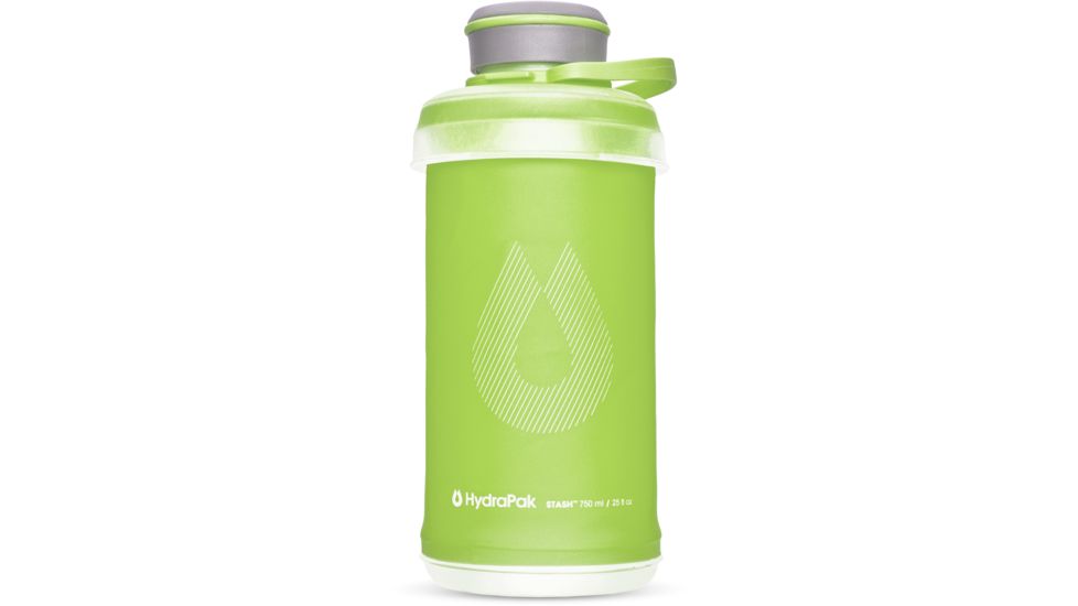 Hydrapak Stash 25 oz Soft Bottle-Sequioa Green