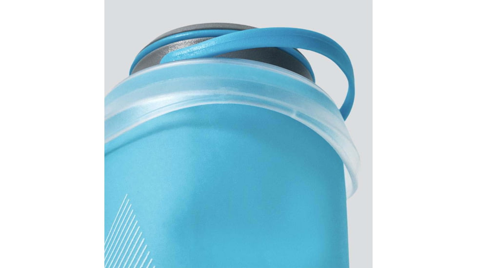 Hydrapak Stash Water Bottle, Malibu Blue, 1L/32oz, G121HP