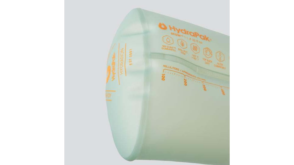 HydraPak Stow Bottle, 1L, Sutro Green, GS330S