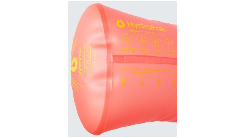HydraPak Stow Bottle, 500ml, Redwood, GS335R