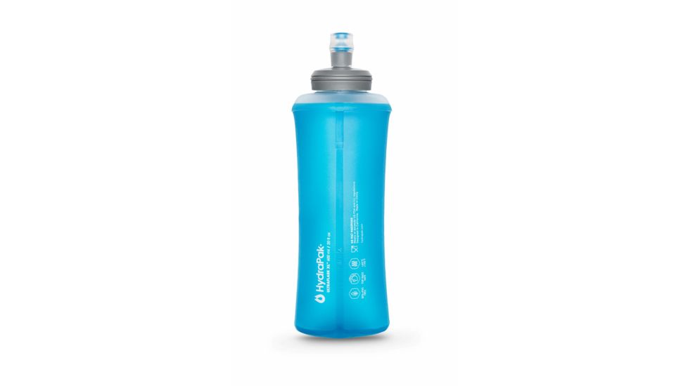 Hydrapak Ultraflask Water Bottle, Malibu Blue, 600ml, AH161HP