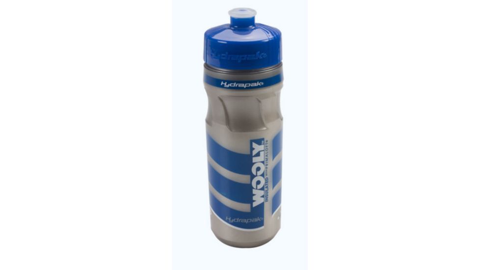Hydrapak Wooly 21 oz Insulated Bottle-Blue/Silver