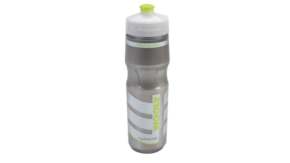 Hydrapak Wooly 25 oz Insulated Bottle-Green/Silver