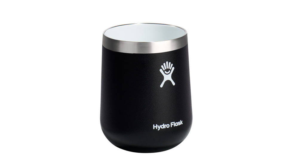 Hydro Flask 10 Oz Ceramic Wine Tumbler, BLACK, 10 oz, VC10CP001