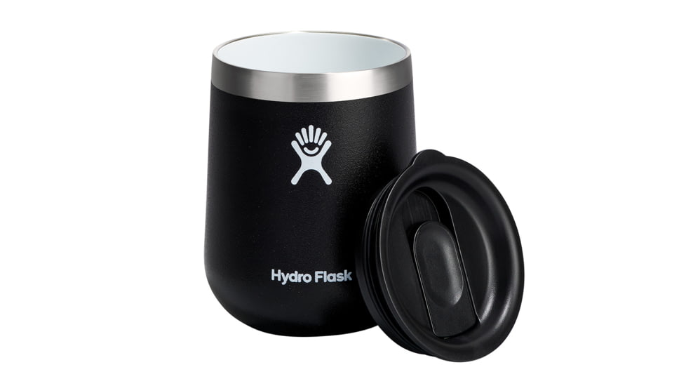 Hydro Flask 10 Oz Ceramic Wine Tumbler, BLACK, 10 oz, VC10CP001
