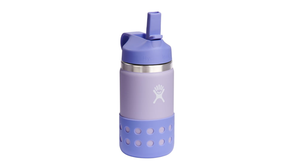 Hydro Flask 12 Oz Wide Mouth Straw Lid/Boot - Kids, Wisteria, 12 oz, W12BSWBB519