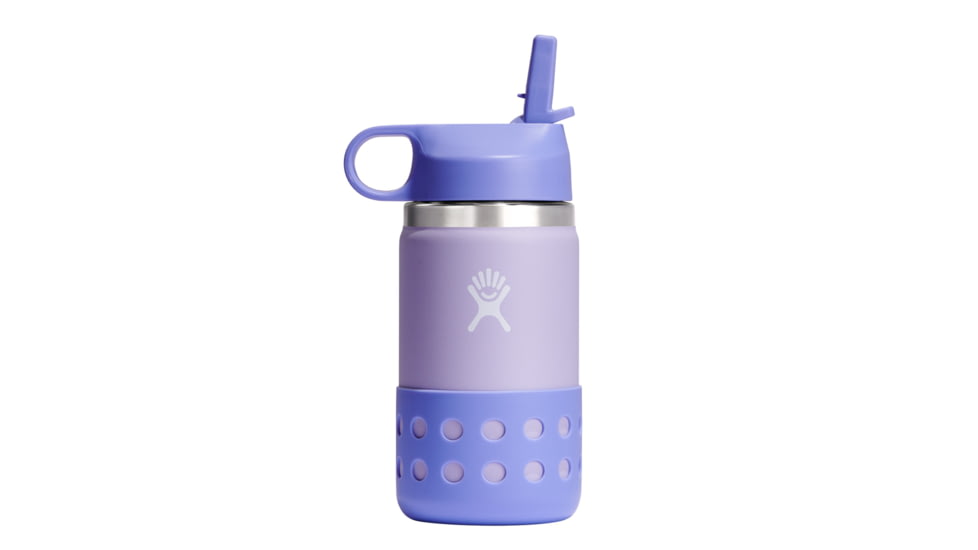 Hydro Flask 12 Oz Wide Mouth Straw Lid/Boot - Kids, Wisteria, 12 oz, W12BSWBB519