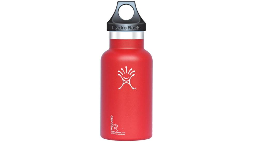 Hydro Flask 12oz Lychee Red Std Mouth S12615