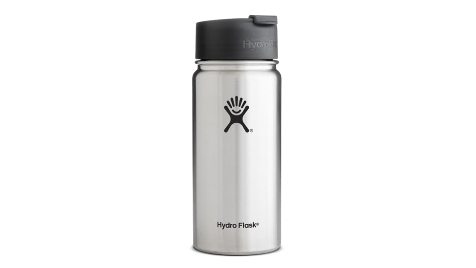 Hydro Flask 16 oz Wide Mouth with Flip Lid-Classic Stainless