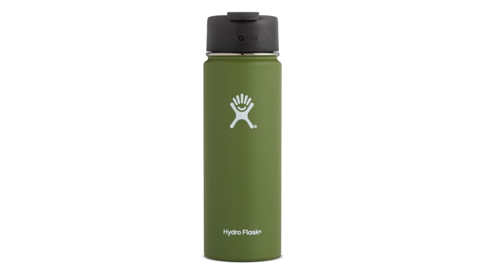 Hydro Flask 20 oz. Wide Mouth Bottle w/Flip Lid, Olive, W20FP306