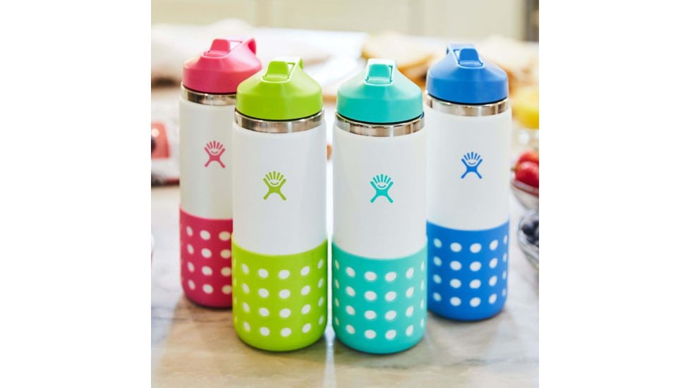 Hydro Flask 20 oz Wide Mouth Straw Lid/Boot - Kids, Island, W20BSWBB36
