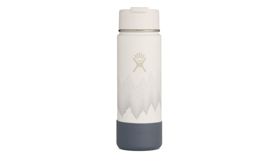 Hydro Flask 20 oz Wide Mouth With Flip Lid And Boot, Snowcap, 20 oz, W20FP112