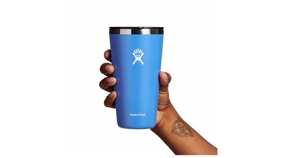 Hydro Flask 28 Oz All Around Tumbler Press In Lid, Cascade, 28 oz, T28CPB482