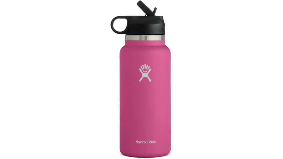 Hydro Flask 32 oz Wide Mouth 2.0 w/Straw Lid, Carnation, W32BSW622
