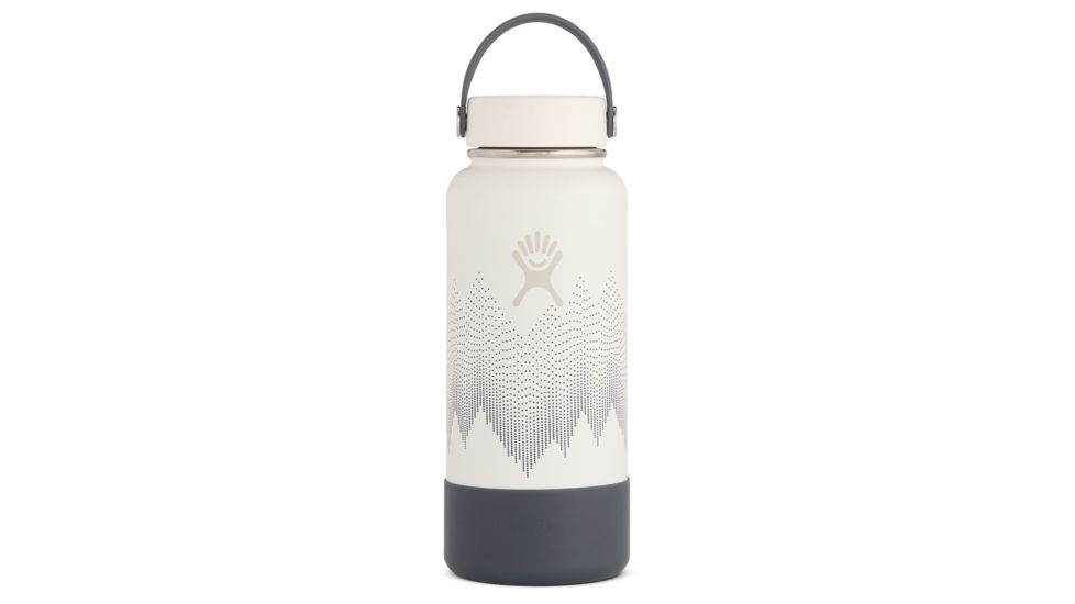 Hydro Flask 32 oz Wide Mouth Flex Cap And Boot, Snowcap, 32 oz, W32TS112