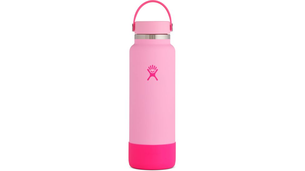 Hydro Flask Limited Edition Prism Pop Wide Mouth Bottle with Boot, Bubblegum, 40 oz, NEONW40BTS62