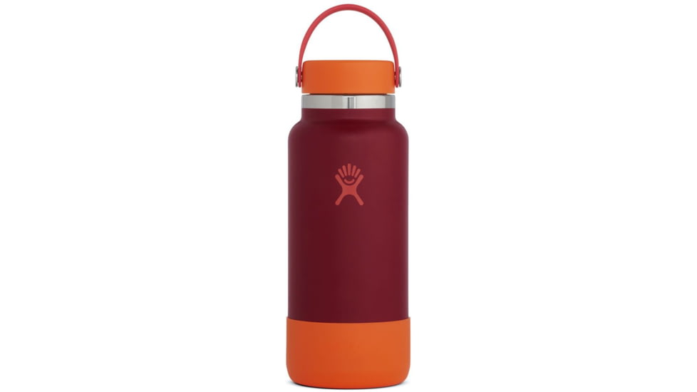 Hydro Flask Limited Edition Scenic Trails Wide Mouth Water Bottle, Rhubarb/Continental Divide Trail, 32 oz, STW32BTS600CDT