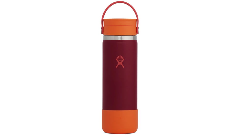 Hydro Flask Limited Edition Scenic Trails Wide Mouth Water Bottle w/ Flex Sip Lid, Rhubarb/Continental Divide Trail, 20 oz, STW20BCX600CDT
