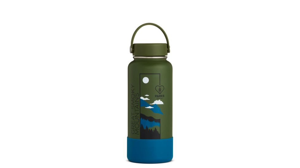 Hydro Flask National Park Wide Mouth Flask with Boot, Great Smoky Mountains, 32 oz