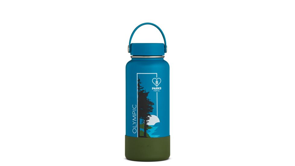 Hydro Flask National Park Wide Mouth Flask with Boot, Olympic, 32 oz