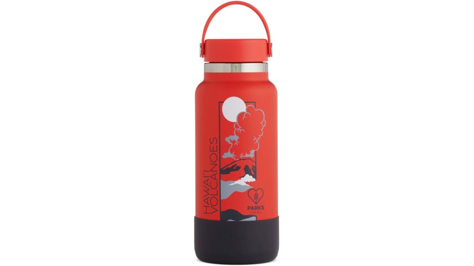Hydro Flask NPF 32 oz Water Bottle, Wide Mouth Flex Cap w/ Boot, Hawaii, NPFW32BTS616
