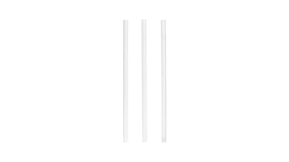 Hydro Flask Replacement Straws, 3 Pack, Clear, One Size, RSP-CLEAR