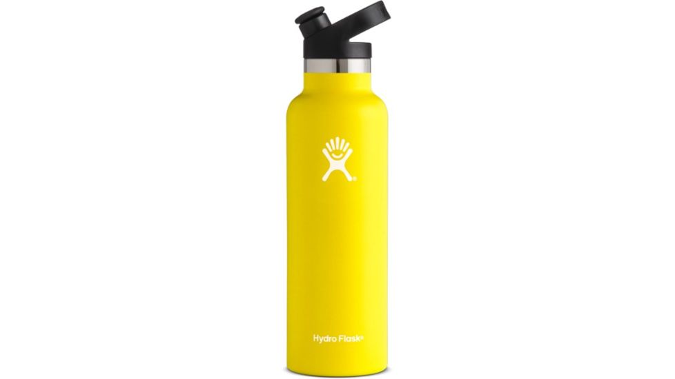 Hydro Flask Standard Mouth Sport Cap, Lemon, 21 oz, S21ST740
