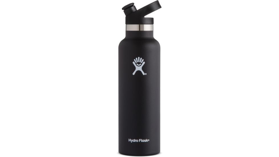 Hydro Flask Standard Mouth with Sport Cap 21 oz-Black